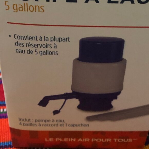 NEW Outbound Water Pump, 10 L, 5 Gallon Water Jug, Never Used Camping Cottage - Picture 7 of 8